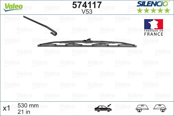 Valeo 574117 - Metlica brisača www.parts5.com