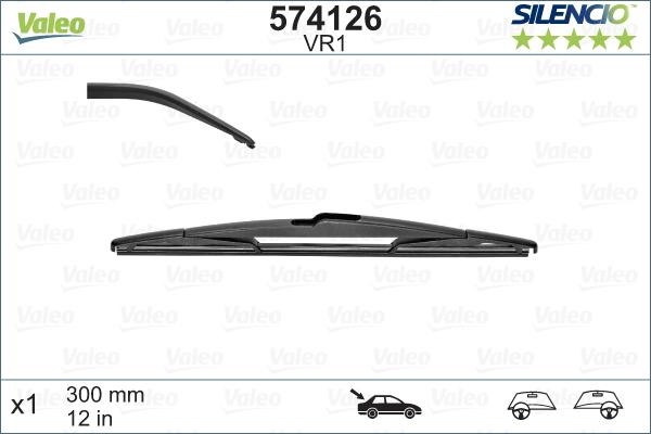 Valeo 574126 - Wiper Blade www.parts5.com