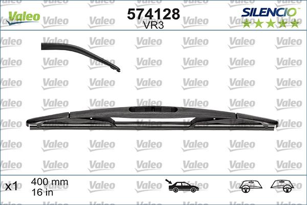 Valeo 574128 - Limpiaparabrisas www.parts5.com