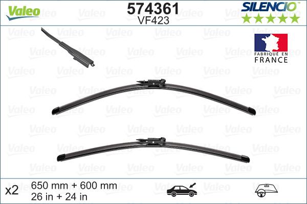 Valeo 574361 - Limpiaparabrisas www.parts5.com