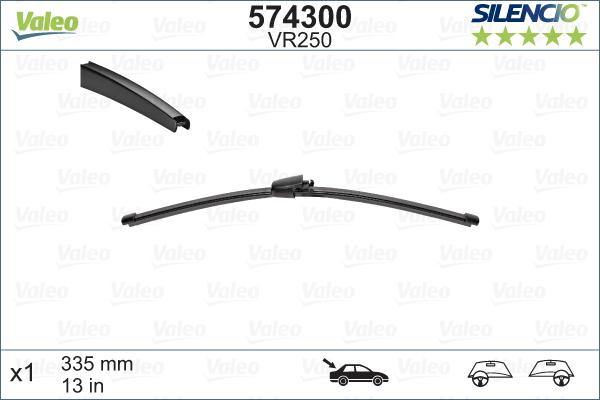 Valeo 574300 - Stieracia liżta www.parts5.com