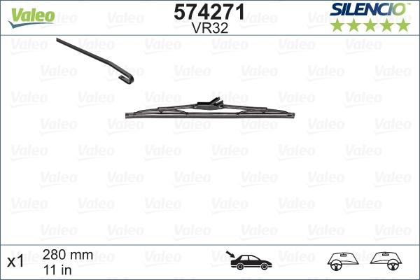 Valeo 574271 - Wiper Blade www.parts5.com