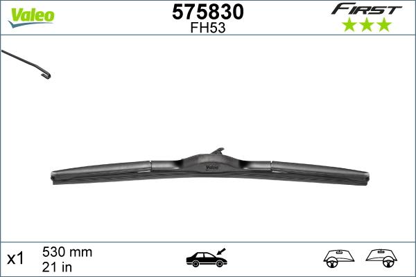 Valeo 575830 - Перо на чистачка www.parts5.com