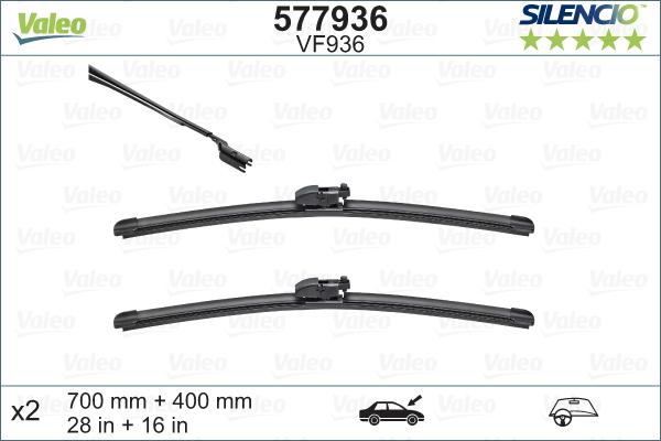 Valeo 577936 - Limpiaparabrisas www.parts5.com