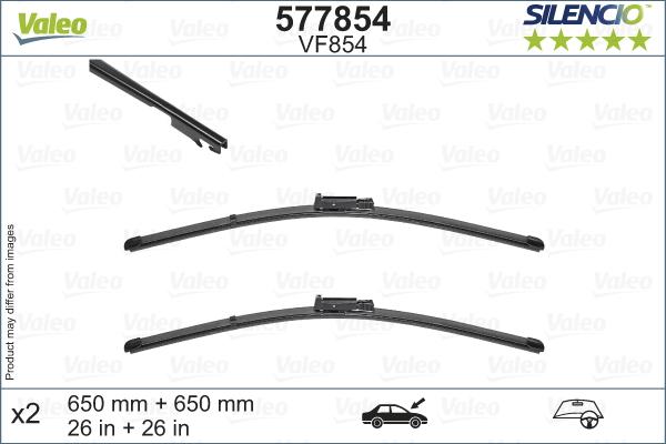 Valeo 577854 - Перо на чистачка www.parts5.com