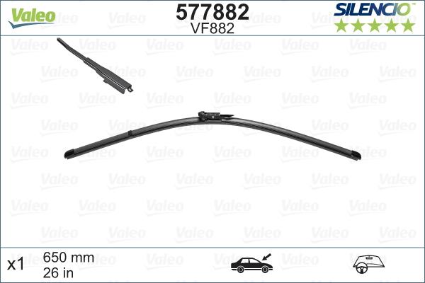 Valeo 577882 - Limpiaparabrisas www.parts5.com