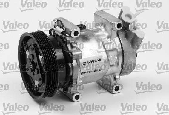 Valeo 699218 - Kompressori, ilmastointilaite www.parts5.com