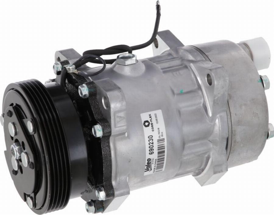 Valeo 690230 - Compressor, air conditioning www.parts5.com