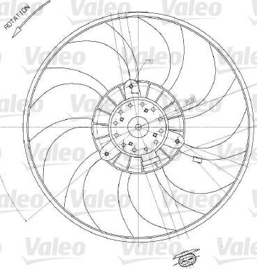 Valeo 698412 - Ventilátor, motorhűtés www.parts5.com