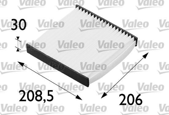 Valeo 698594 - Фильтр воздуха в салоне www.parts5.com