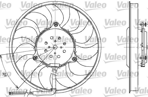 Valeo 698611 - Вентилятор, охлаждение двигателя www.parts5.com