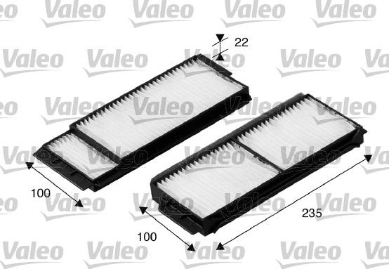 Valeo 698892 - Filtro, aire habitáculo www.parts5.com