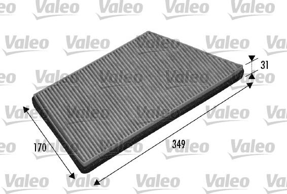 Valeo 698749 - Filter, interior air www.parts5.com