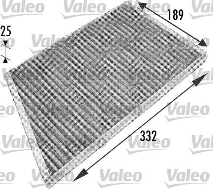 Valeo 698743 - Φίλτρο, αέρας εσωτερικού χώρου www.parts5.com