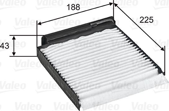 Valeo 698753 - Filter, Innenraumluft www.parts5.com