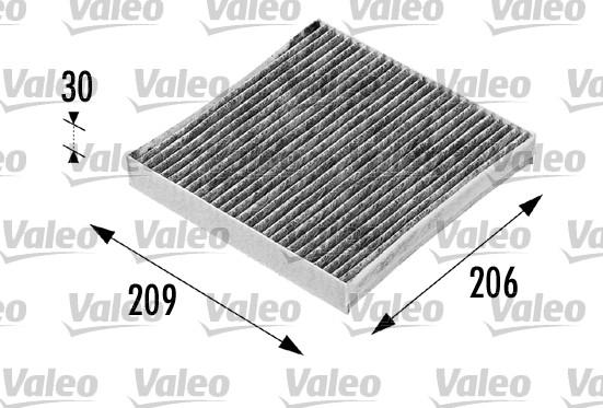 Valeo 698715 - Фильтр воздуха в салоне www.parts5.com