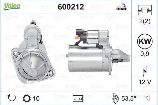 Valeo 600212 - Starter www.parts5.com