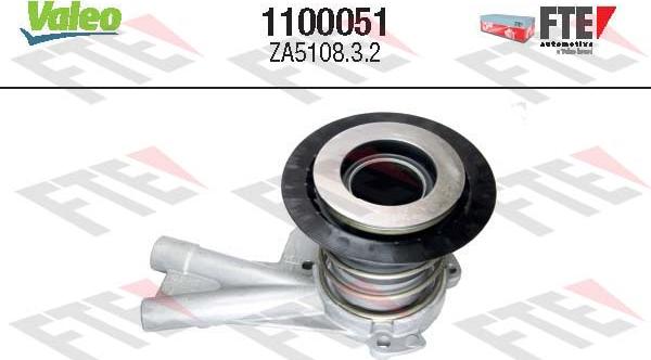 Valeo 1100051 - Központi kinyomó, kuplung www.parts5.com