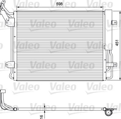 Valeo 814091 - Condenser, air conditioning parts5.com