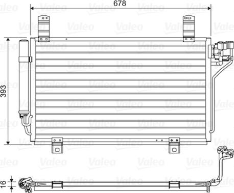 Valeo 814048 - Condensador, aire acondicionado www.parts5.com