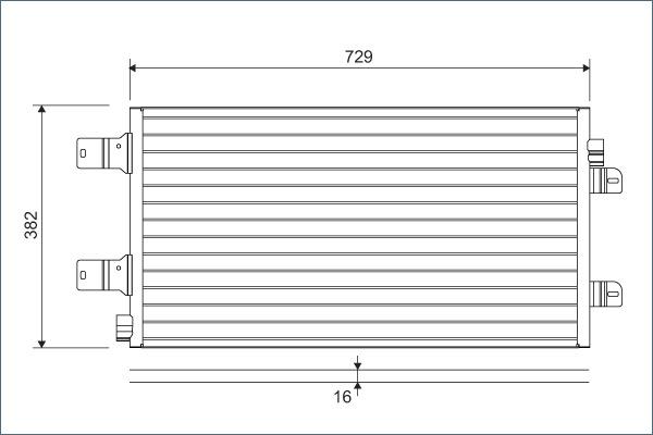 Valeo 814003 - Condensator, climatizare www.parts5.com