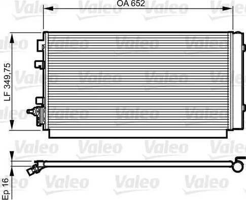 Valeo 814187 - Condensateur, climatisation www.parts5.com