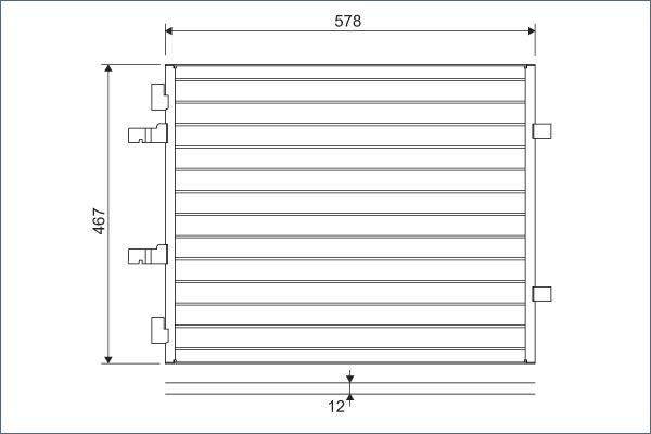 Valeo 814172 - Condensateur, climatisation www.parts5.com