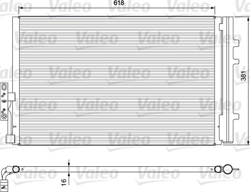 Valeo 814386 - Lauhdutin, ilmastointilaite www.parts5.com