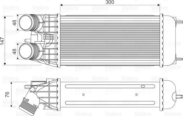 Valeo 818547 - Intercooler, charger www.parts5.com