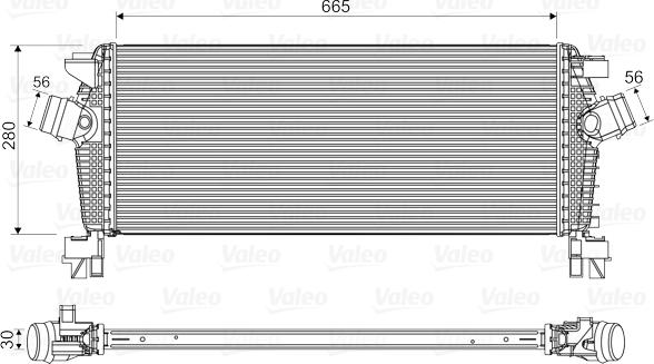 Valeo 818566 - Intercooler, charger www.parts5.com