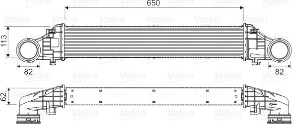 Valeo 818587 - Intercooler, charger www.parts5.com