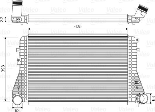 Valeo 818674 - Chladič plniaceho vzduchu www.parts5.com