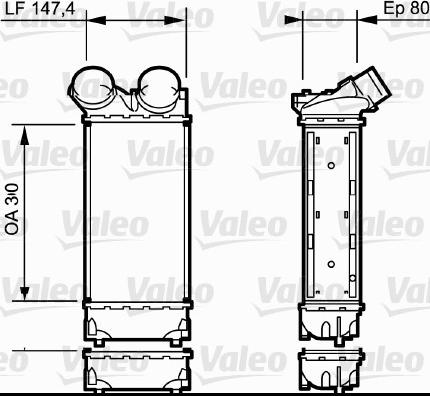 Valeo 818841 - Intercooler, charger www.parts5.com