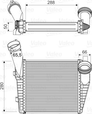 Valeo 818814 - Kompressoriõhu radiaator www.parts5.com