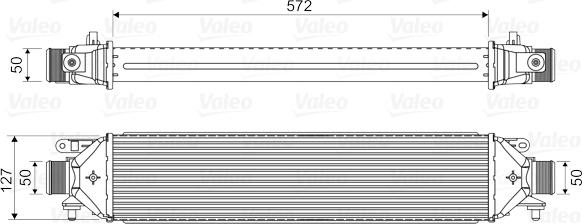 Valeo 818824 - Intercooler, compresor www.parts5.com