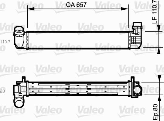 Valeo 818870 - Kompressoriõhu radiaator www.parts5.com