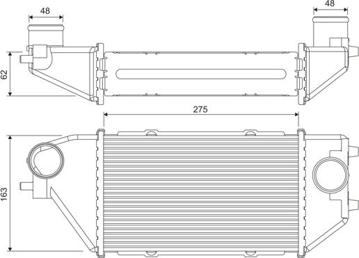 Valeo 818381 - Intercooler, échangeur www.parts5.com