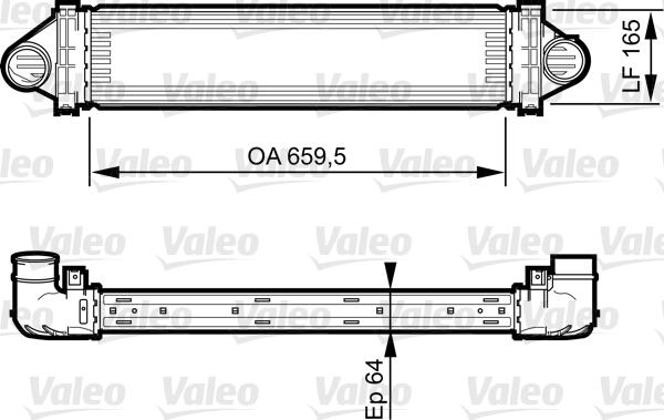 Valeo 818245 - Chłodnica powietrza doładowującego www.parts5.com