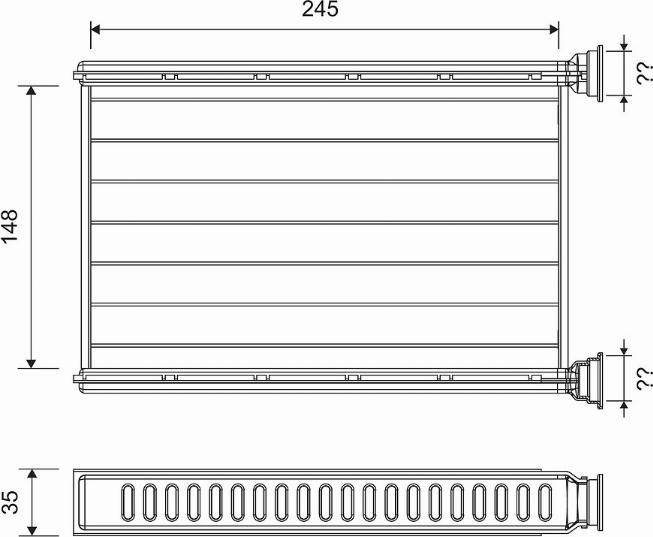 Valeo 812401 - Heat Exchanger, interior heating parts5.com