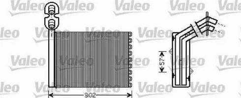 Valeo 812324 - Schimbator caldura, incalzire habitaclu www.parts5.com