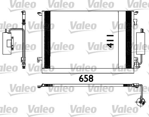 Valeo 817648 - Condensador, aire acondicionado www.parts5.com