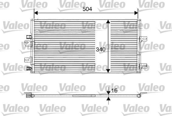 Valeo 817687 - Kondansatör, klima sistemi www.parts5.com