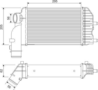 Valeo 817632 - Intercooler, compresor www.parts5.com