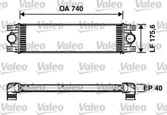 Valeo 817637 - Intercooler, compresor www.parts5.com