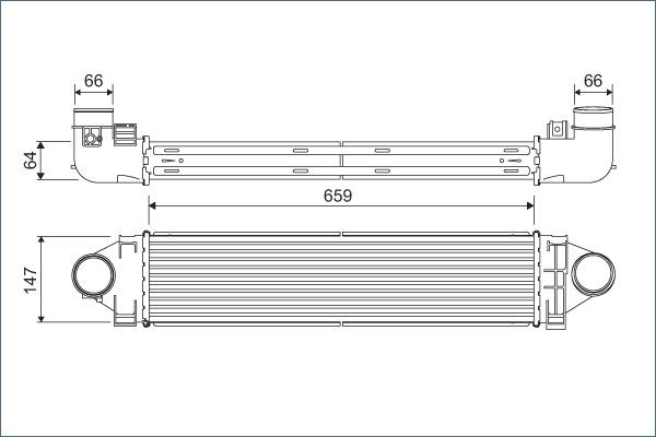 Valeo 822926 - Chłodnica powietrza doładowującego www.parts5.com