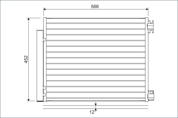 Valeo 822569 - Kondenzator, klimatska naprava www.parts5.com