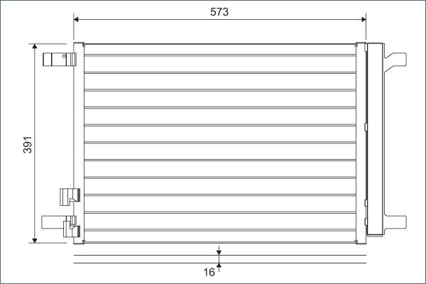 Valeo 822635 - Конденсатор кондиционера www.parts5.com