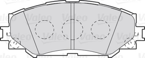 Valeo 301943 - Kit de plaquettes de frein, frein à disque www.parts5.com