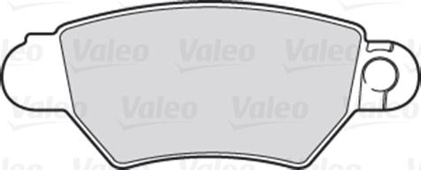 Valeo 301926 - Fékbetétkészlet, tárcsafék www.parts5.com