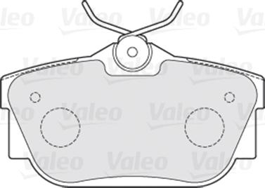 Valeo 301482 - Σετ τακάκια, δισκόφρενα www.parts5.com